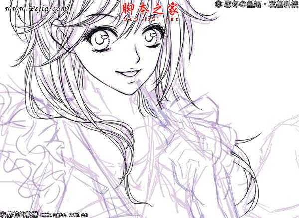 ‘photoshop鼠绘制作可爱的明亮清丽卡通人物‘