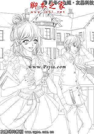 ‘photoshop鼠绘制作可爱的明亮清丽卡通人物‘