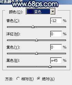 ‘Photoshop为外景婚片打造出梦幻的蓝青色效果‘