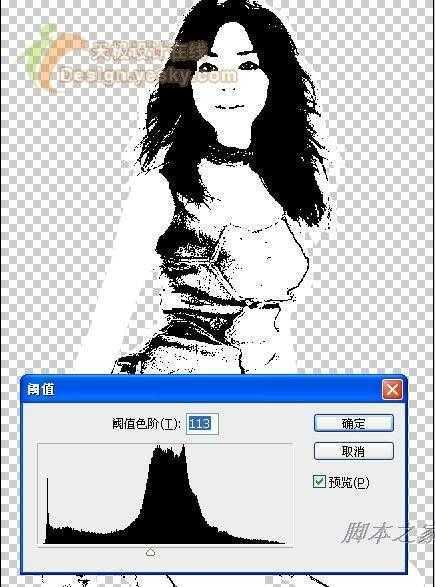 ‘photoshop将美女图片制作成艺术插画特效‘