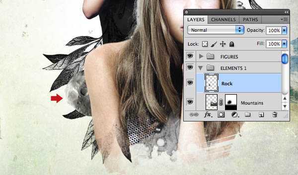 ‘photoshop合成颓废的古典人物插画‘