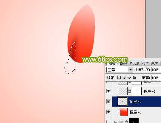 ‘Photoshop打造一朵含苞欲放的红色郁金香教程‘
