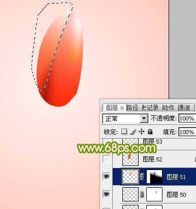 ‘Photoshop打造一朵含苞欲放的红色郁金香教程‘