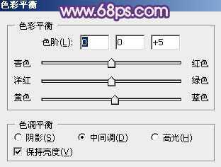 ‘Photoshop为外景人物图片打造出经典红蓝色‘