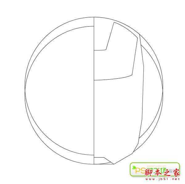 ‘Illustrator和Photoshop绘制逼真质感的钢铁侠面具头像‘