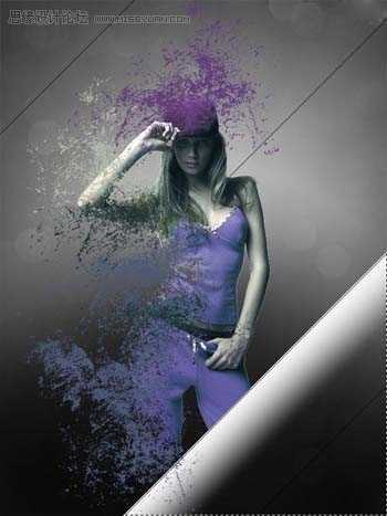 ‘Photoshop多图合成漂亮的潮流人物插画‘
