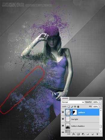 ‘Photoshop多图合成漂亮的潮流人物插画‘