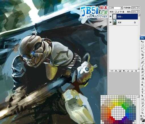 Photoshop插画作品详细教程及思路详解