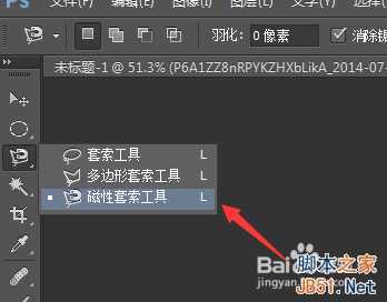 ‘PS抠图:磁性套索工具使用方法‘