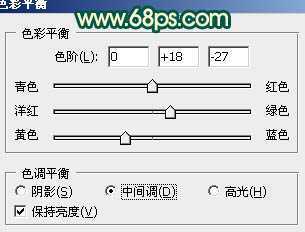 ‘Photoshop将美女图片调成暗调橙绿色‘