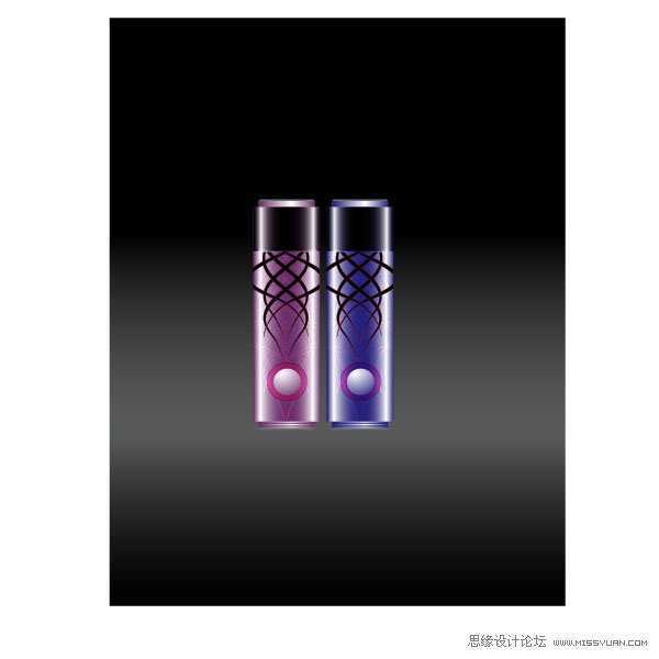 Illustrator设计一个色彩斑澜的U盘,PS教程,思缘教程网
