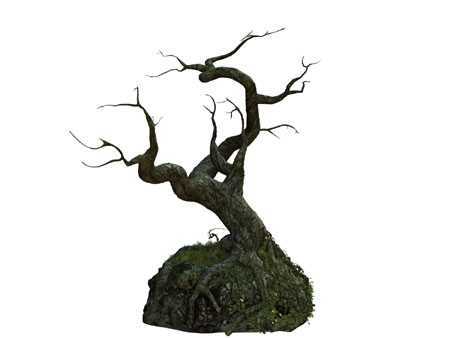 ‘PS合成童话中的恐怖城堡场景‘