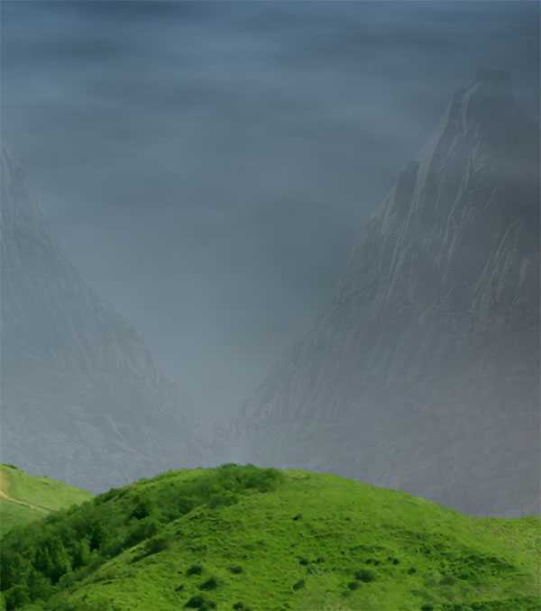 ‘PS合成童话中的恐怖城堡场景‘