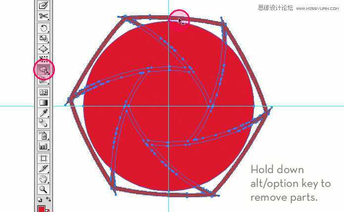 Illustrator设计创意的快门形状标志教程(2),破洛洛