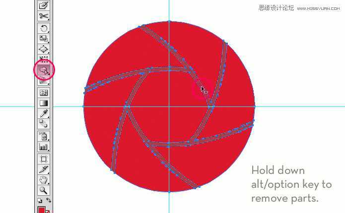 Illustrator设计创意的快门形状标志教程(2),破洛洛