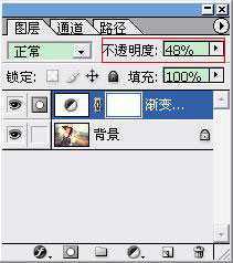‘PS简单两步调出冷色调人像‘