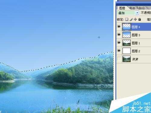 ‘用ps合成巨大月亮在水面升起的唯美效果教程‘