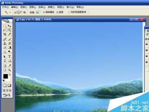 ‘用ps合成巨大月亮在水面升起的唯美效果教程‘