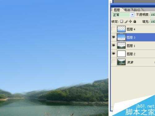 ‘用ps合成巨大月亮在水面升起的唯美效果教程‘