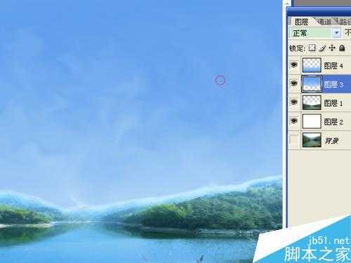 ‘用ps合成巨大月亮在水面升起的唯美效果教程‘