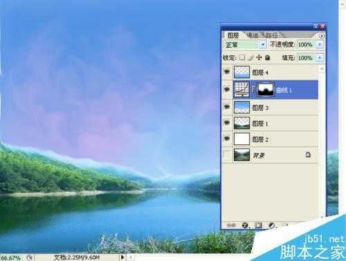 ‘用ps合成巨大月亮在水面升起的唯美效果教程‘