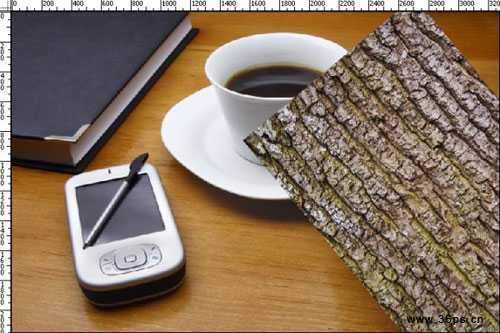 ‘Photoshop合成创意的绿色生态咖啡海报图片‘