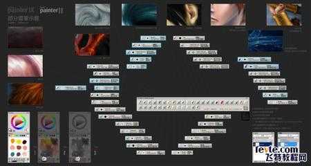 Painter9/Painter 11常用画笔示意 Painter教程 技术分享