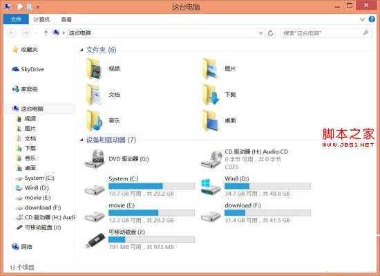 win8.1新改变无法适应吗?怎样才能将设备与U盘区分显示