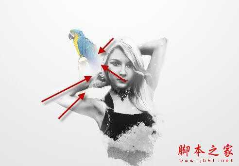 ‘Photoshop制作简洁抽象的人物插画‘