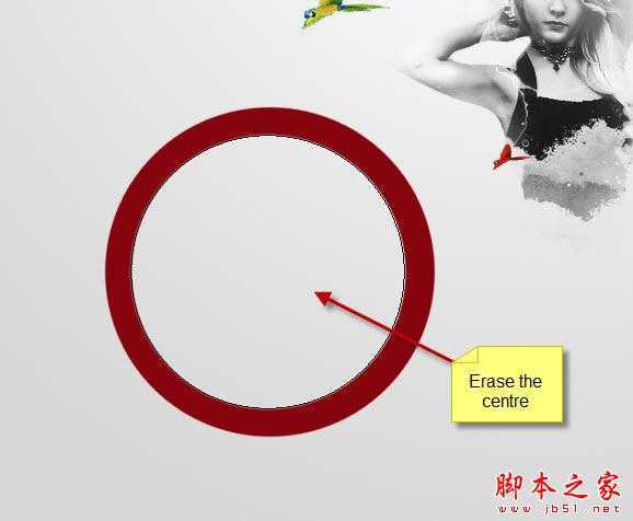 ‘Photoshop制作简洁抽象的人物插画‘