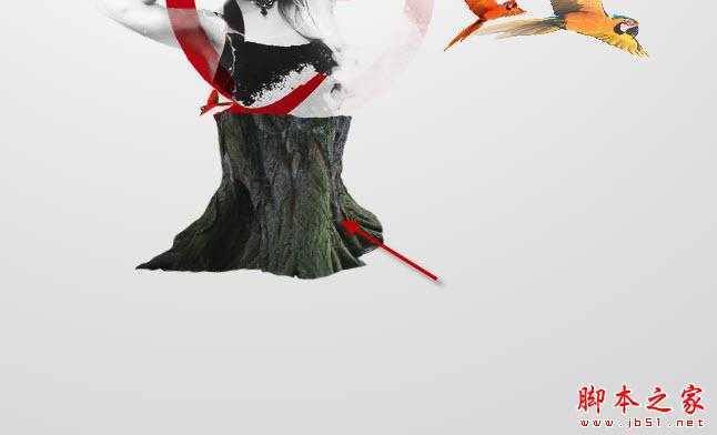 ‘Photoshop制作简洁抽象的人物插画‘