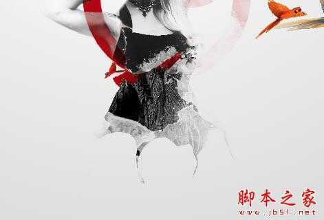 ‘Photoshop制作简洁抽象的人物插画‘