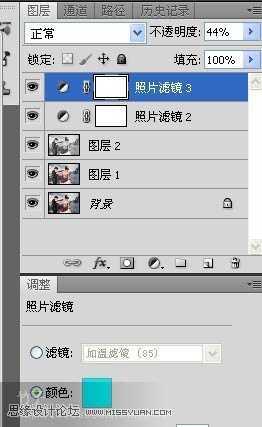 ‘Photoshop将外景婚片调制出清晰有韵味的古典中性色‘
