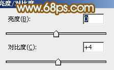 ‘Photoshop将室内美女图片增加淡淡的韩系红褐色‘