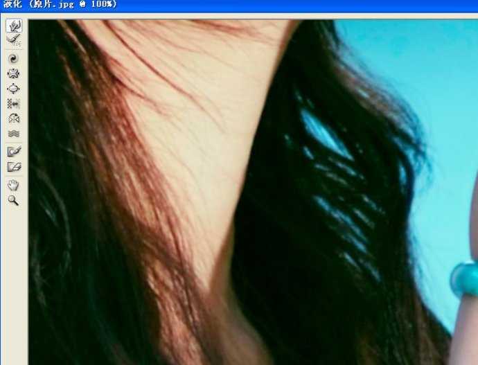 ‘Photoshop使用LAB模式为偏暗的美女图片调出通透的阿宝色效果‘