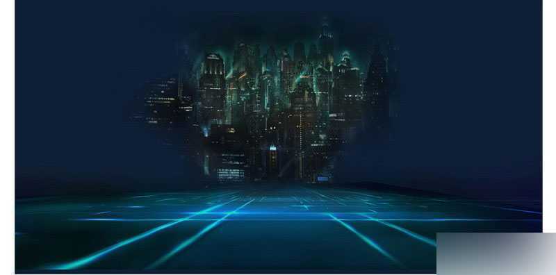 ‘PS合成一个充满科幻感的未来游戏场景‘