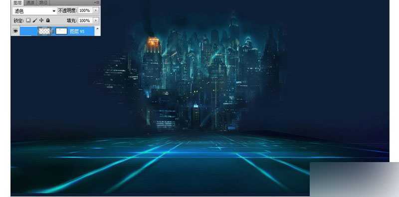 ‘PS合成一个充满科幻感的未来游戏场景‘