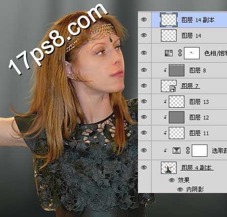 ‘photoshop设计制作万圣节巫婆手握水晶球的魔法海报ps教程‘