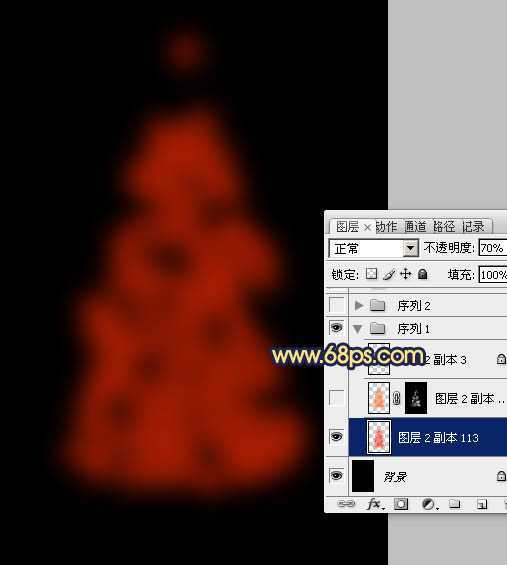 ‘Photoshop打造斑斓的光影圣诞树‘
