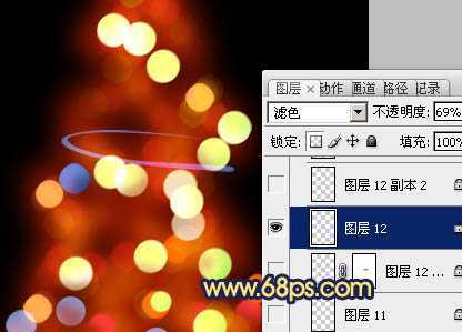 ‘Photoshop打造斑斓的光影圣诞树‘