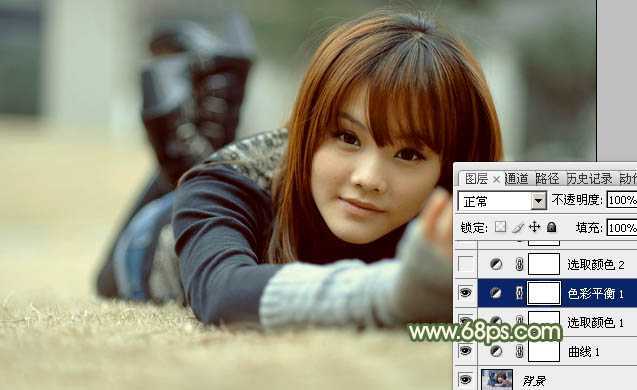 ‘Photoshop为外景图片加上唯美的暖色逆光‘