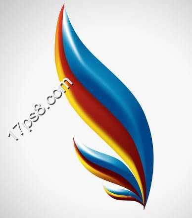 ‘用photoshop将打造出一款彩色的立体羽毛效果Logo‘
