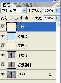 Photoshop制作陈旧照片及泛黄色调调节