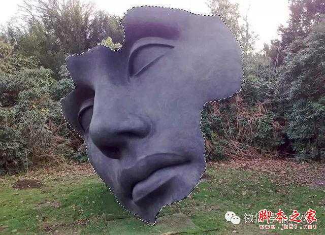 ‘用PS图片素材合成一个石屋前的老人抽象画‘