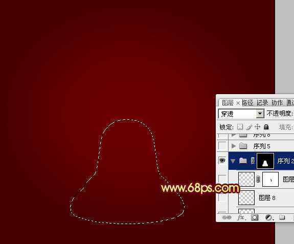 ‘Photoshop制作漂亮的金色圣诞铃铛‘