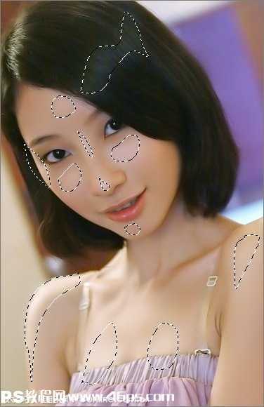 ‘PS为偏黑偏暗的美女图片修正教程