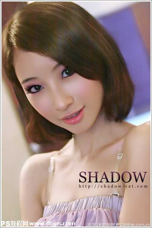 ‘PS为偏黑偏暗的美女图片修正教程