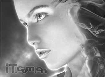 ‘Photoshop制作科幻效果的雾化美女‘
