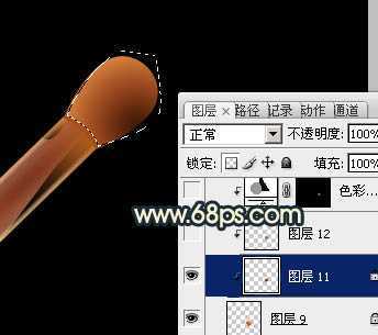 ‘Photoshop设计制作出逼真的正在燃烧的火柴‘