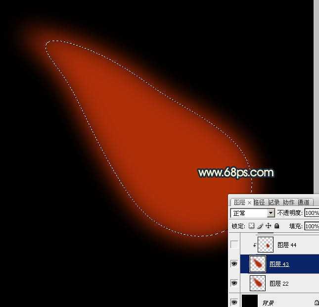 ‘Photoshop设计制作出逼真的正在燃烧的火柴‘